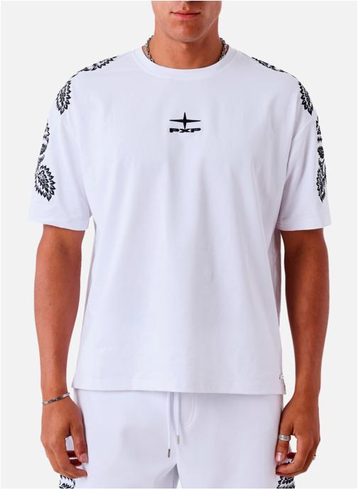 Project X Tee-shirts T-shirt coton col rond droit - 2610305 homme blanc