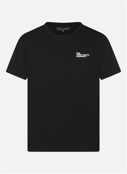 Teddy Smith Tee-shirts T-shirt coton col rond droit - 61007783D garçon noir