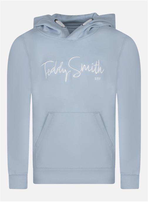 Teddy Smith Sweats à capuche Sweat coton à capuche droit - 60807349D garçon bleu
