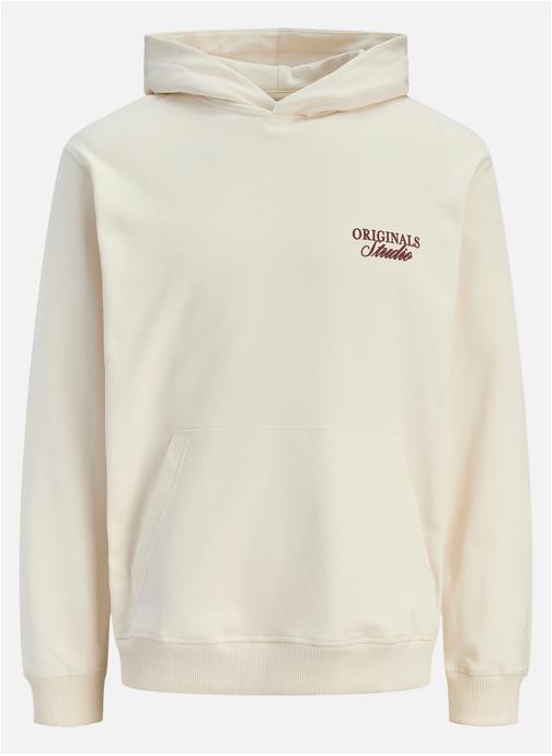 Jack & Jones Sweats à capuche Sweat coton col à capuche droit - 12283054 homme blanc