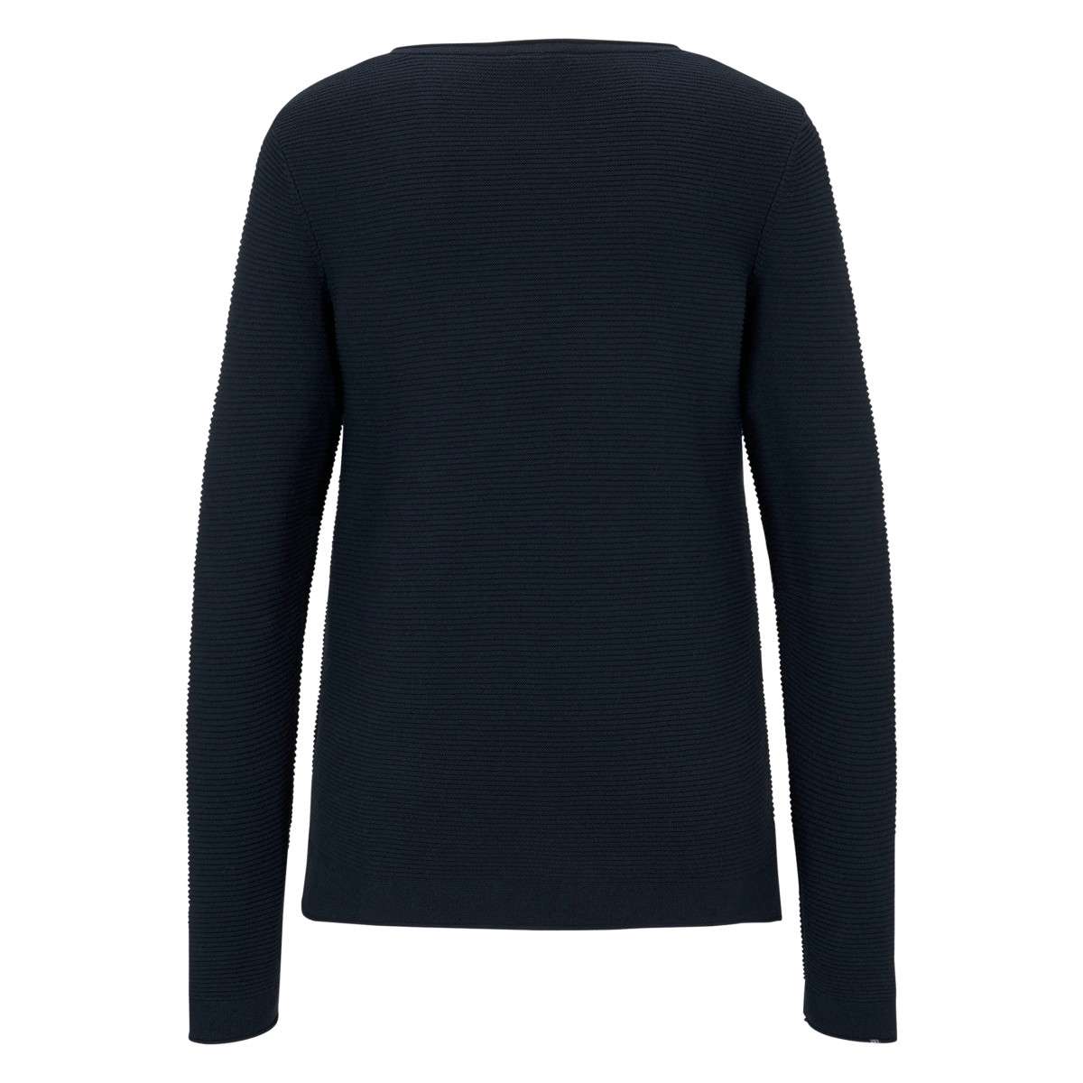 Sweats à capuche Sweat coton biologique col rond ajusté - 1016350 femme bleu Tom Tailor Sweats à capuche Sweat coton biologique col rond ajusté - 1016350 femme bleu Bleu