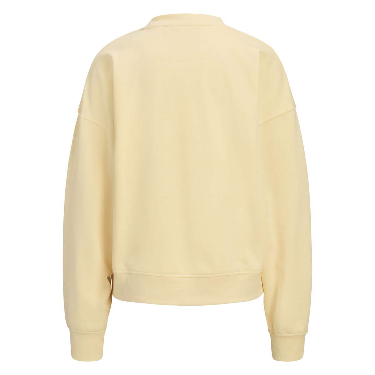 Sweats à capuche Sweat coton col col rond femme jaune JJXX Sweats à capuche Sweat coton col col rond femme jaune Jaune