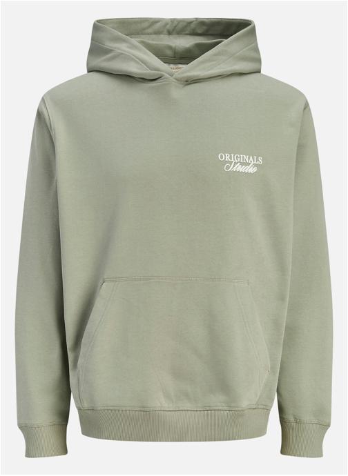 Jack & Jones Sweats à capuche Sweat coton col à capuche droit - 12283054 homme vert
