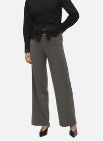 Pantalons droit Pantalon ample - 10334103 L32 34 femme gris Vero Moda Pantalons droit Pantalon ample - 10334103 L32 34 femme gris Gris