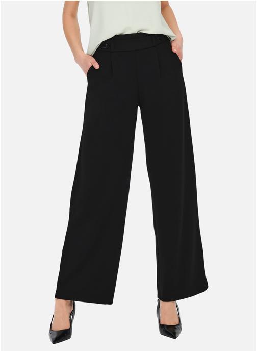 JDY Pantalons droit Pantalon taille haute flare - 15208430 L32 femme noir