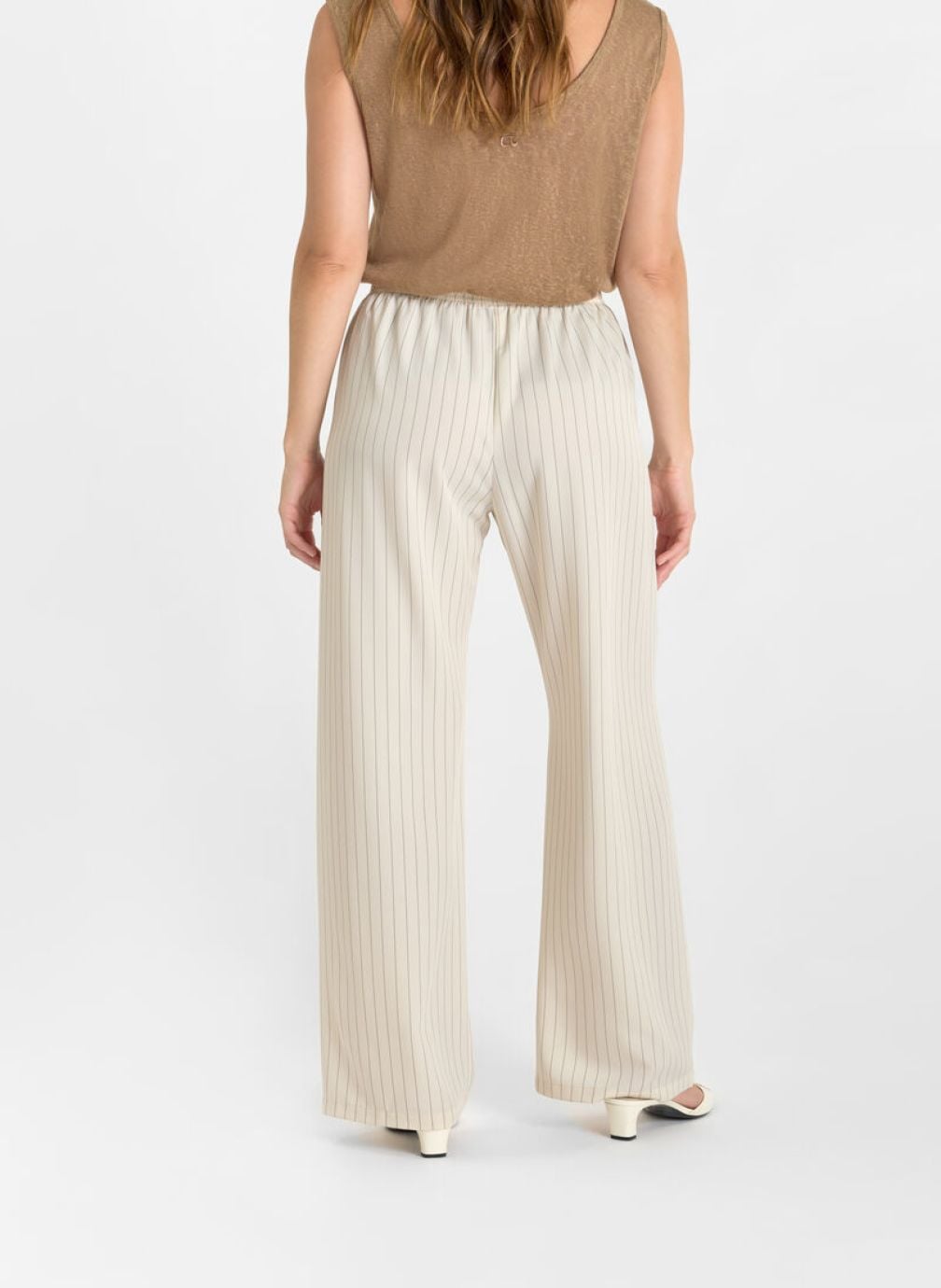 Pantalons droit Pantalon loose Beige femme beige Le temps des cerises Pantalons droit Pantalon loose Beige femme beige Beige