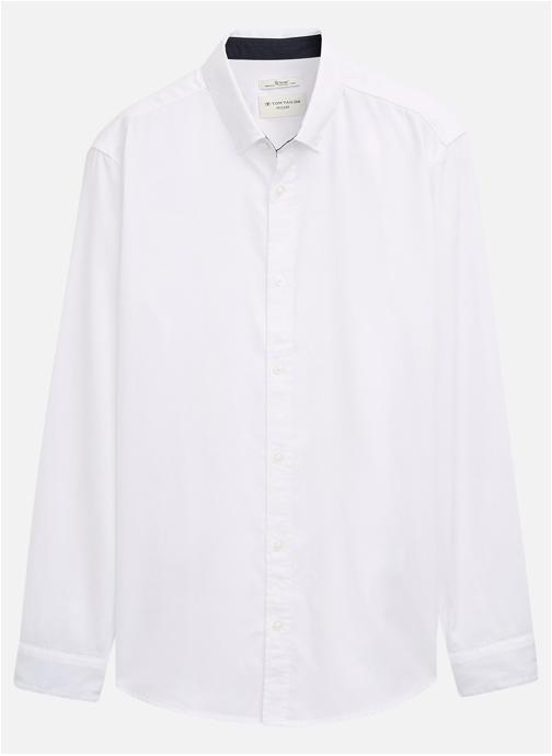 Tom Tailor Chemises Chemise ajustée - 1049583 homme blanc