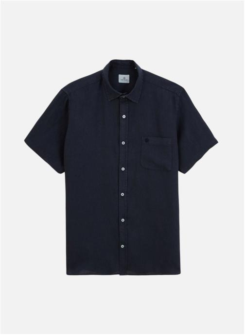 Serge Blanco Chemises Chemise MC homme bleu