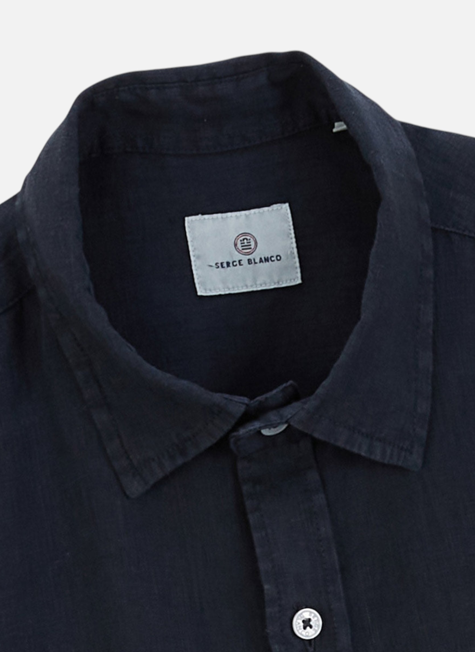 Chemises Chemise MC homme bleu Serge Blanco Chemises Chemise MC homme bleu Bleu marine