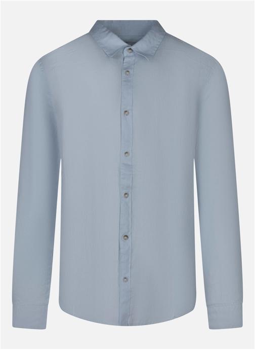 Teddy Smith Chemises Chemise lin droite - 10717404D homme bleu