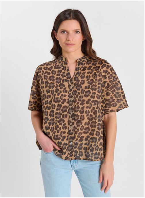 Le temps des cerises Chemises Chemise MELLY Brown femme marron