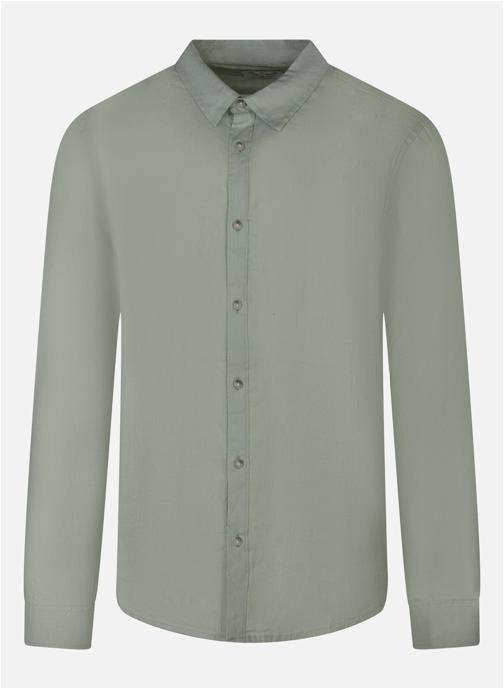 Teddy Smith Chemises Chemise lin droite - 10717404D homme vert