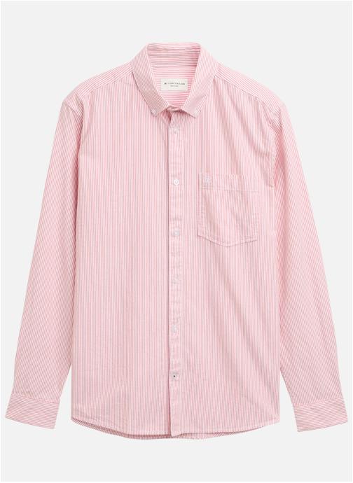 Tom Tailor Chemises Chemise coton à rayures droite - 1042640 homme rouge