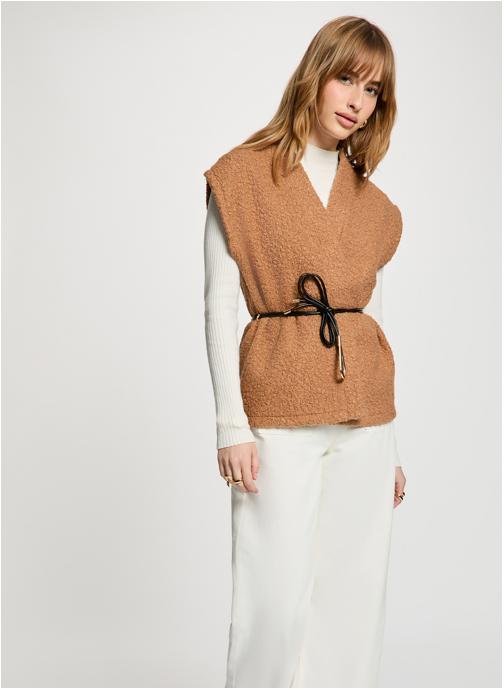 Morgan Vestes 252-VELOISE femme marron