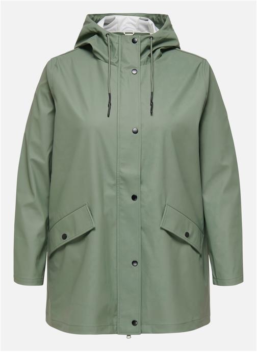ONLY CARMAKOMA Vestes coupe-vents Imperméable droit - 15363648 femme vert