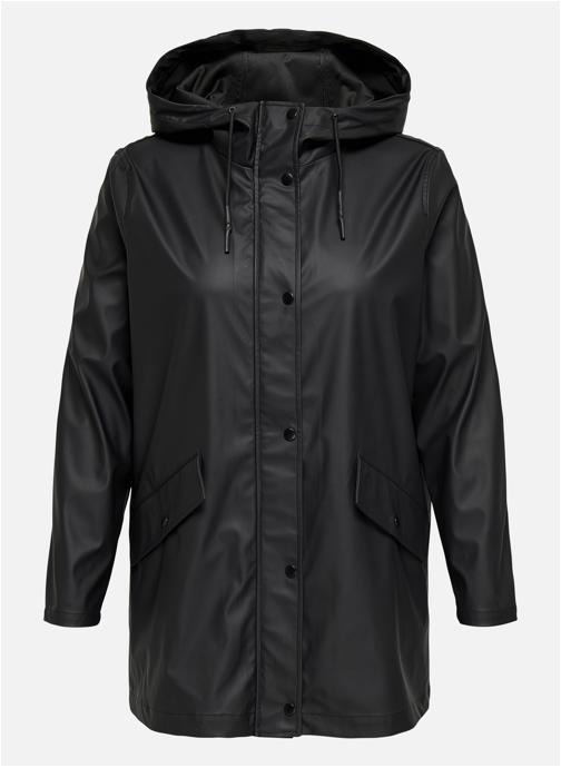 ONLY CARMAKOMA Vestes coupe-vents Imperméable droit - 15363648 femme noir