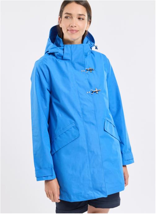 Bermudes Parkas Parka Bayview cobalt femme bleu