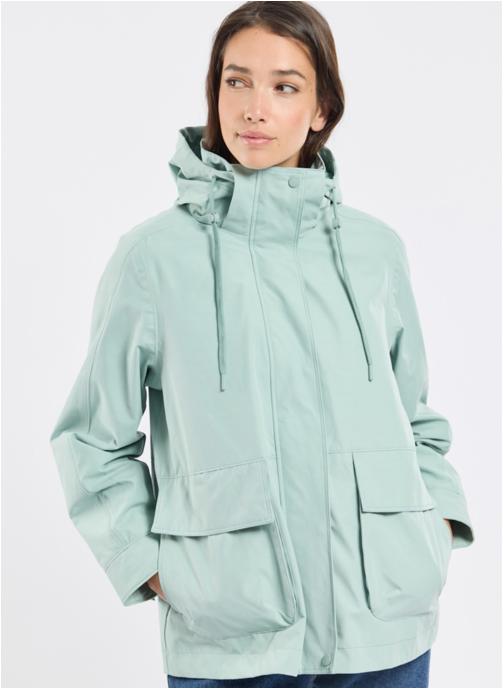 Bermudes Parkas Parka Borought eucalyptus femme vert