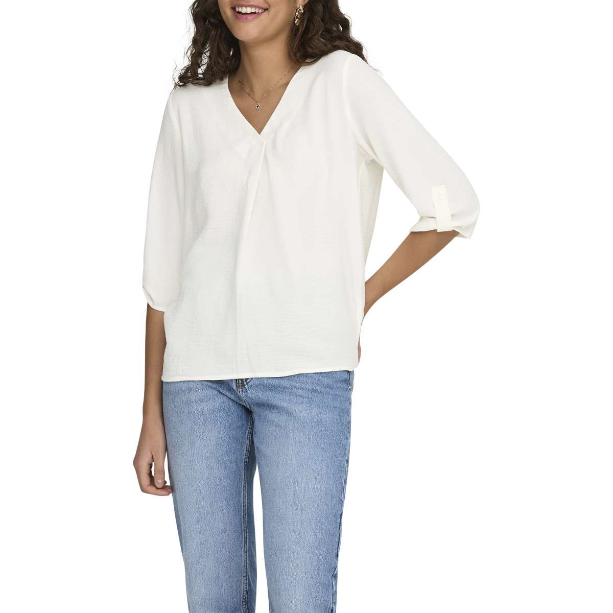 Blouses Blouse fluide - 15226911 femme blanc JDY Blouses Blouse fluide - 15226911 femme blanc Blanc