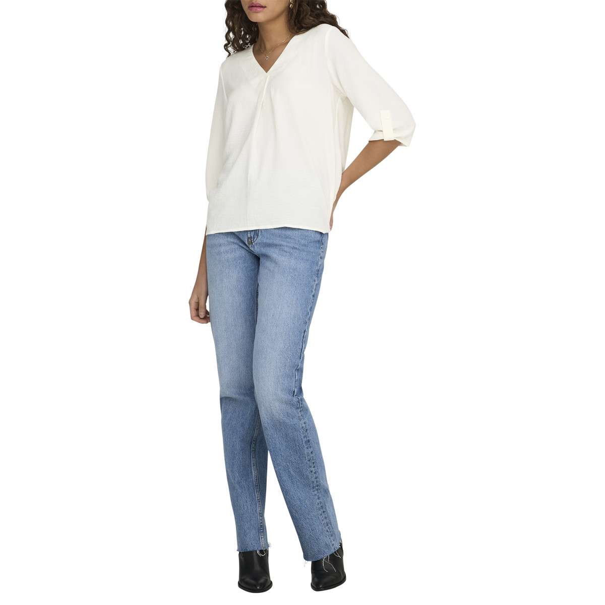 Blouses Blouse fluide - 15226911 femme blanc JDY Blouses Blouse fluide - 15226911 femme blanc Blanc