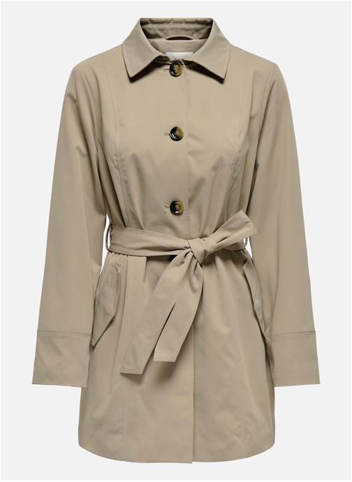 JDY Trench-coats Manteau droit - 15338506 femme beige