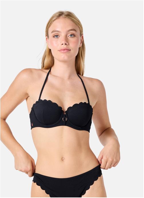 Brigitte Bardot Hauts de maillot bandeau Haut de maillot de bain bandeau noir Bohochic femme noir