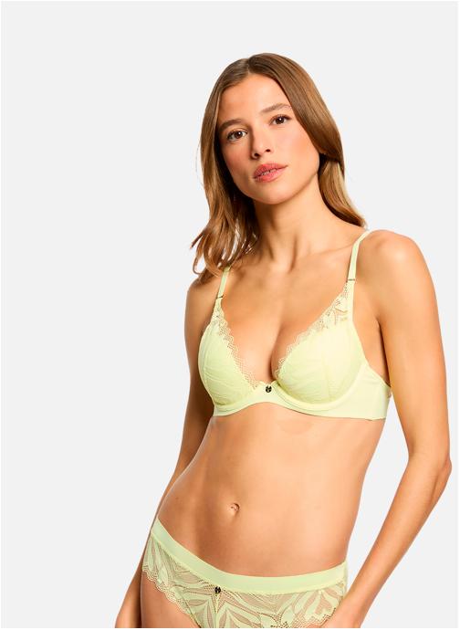 Morgan Brassières Soutien-gorge coques moulées jaune Sana femme jaune