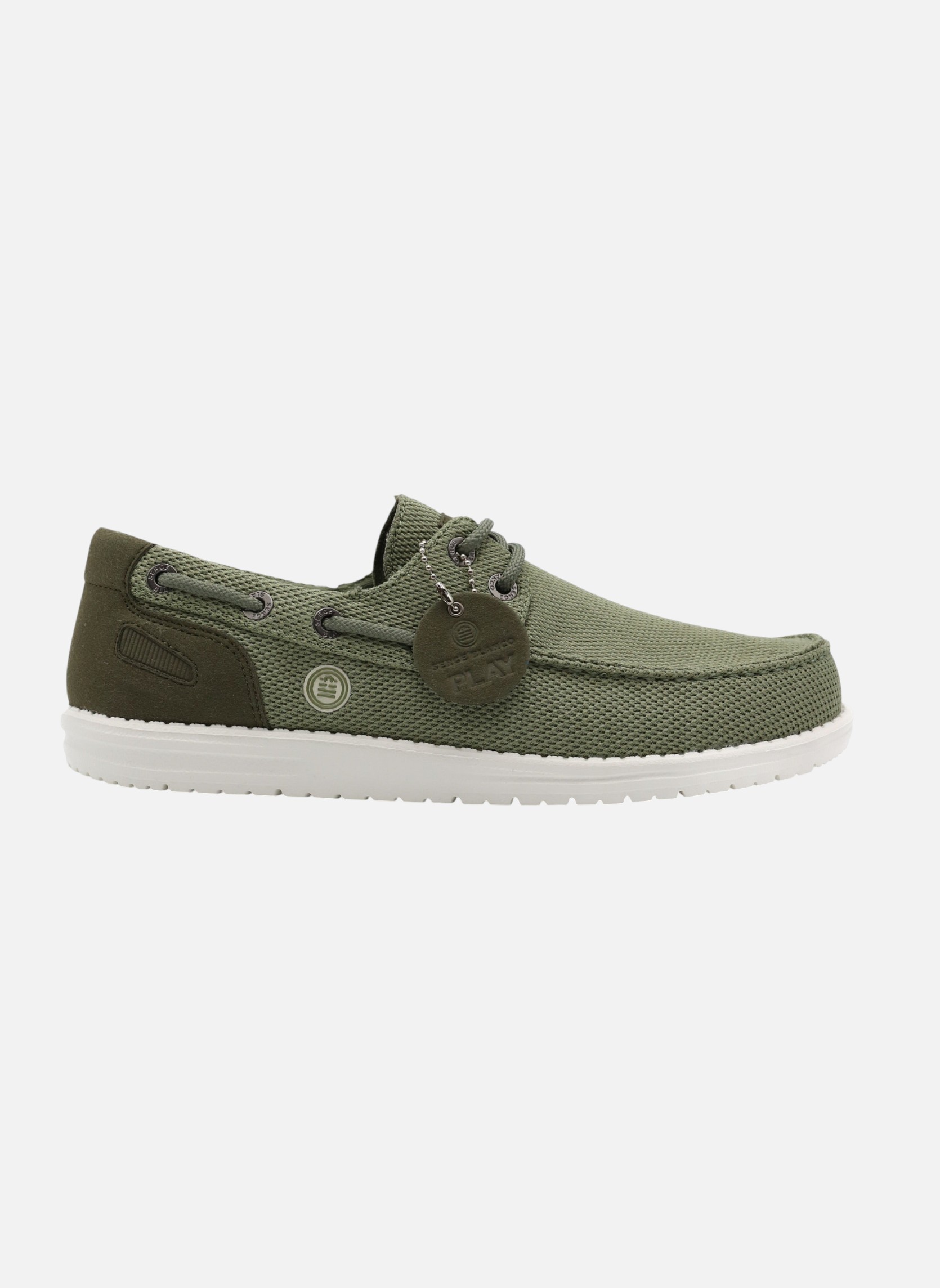 Chaussures bateaux Socoa homme vert Serge Blanco Chaussures bateaux Socoa homme vert Kaki