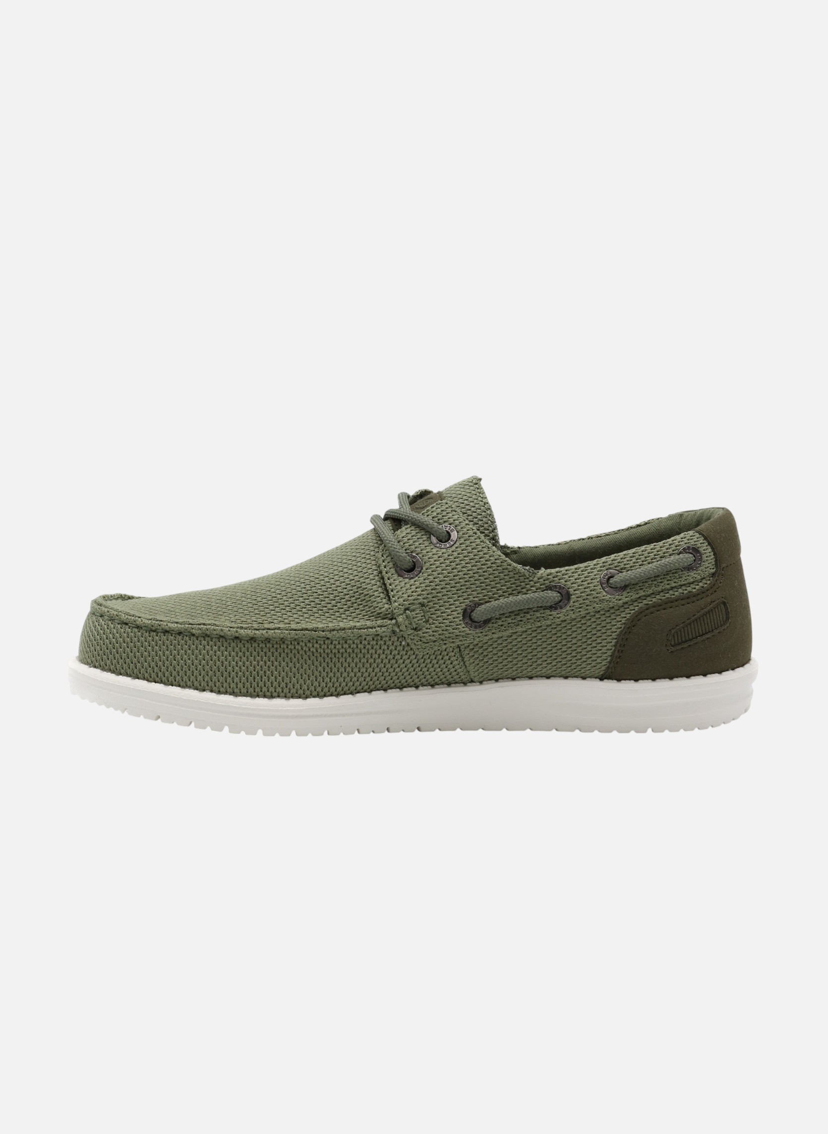 Chaussures bateaux Socoa homme vert Serge Blanco Chaussures bateaux Socoa homme vert Kaki
