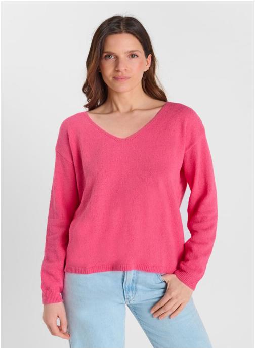 Le temps des cerises Pulls Pull STING Pink femme rose