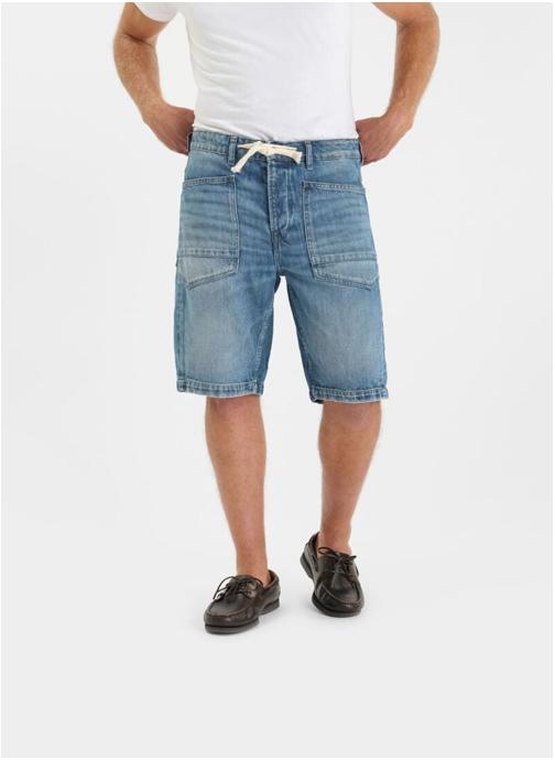 Le temps des cerises Bermudas Bermuda short en jeans HOBI Blue homme bleu
