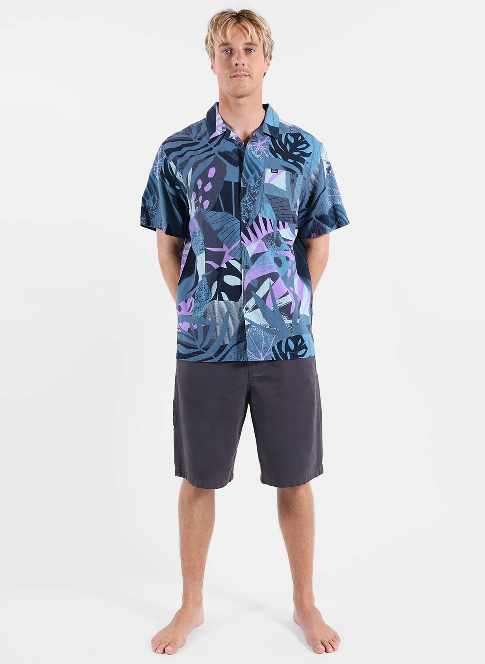 Chemises WIPEOUT homme bleu Oxbow Chemises WIPEOUT homme bleu Bleu marine