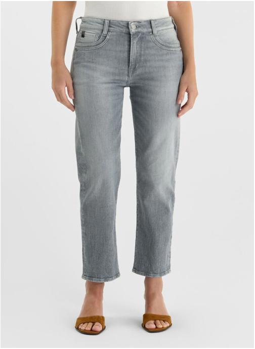 Le temps des cerises Jeans droit Jeans droite 400/17 mom Grey femme gris