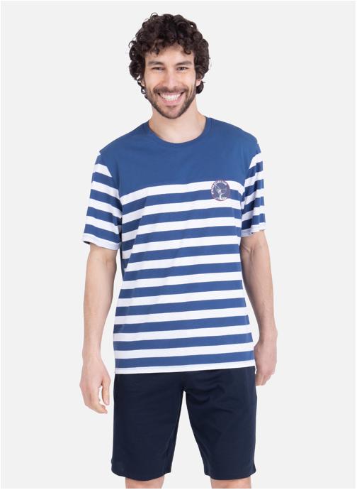 ATHENA Combinaisons RAYURES OCEAN CLUB homme bleu