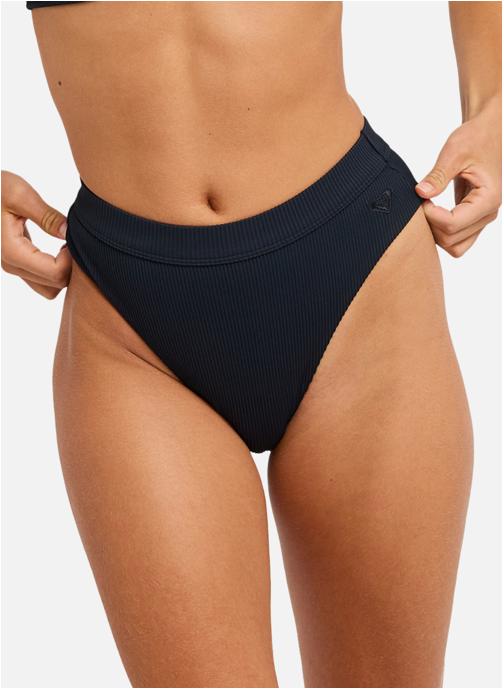 Roxy Bas de maillot culotte Roxy Love Classic High Leg femme noir