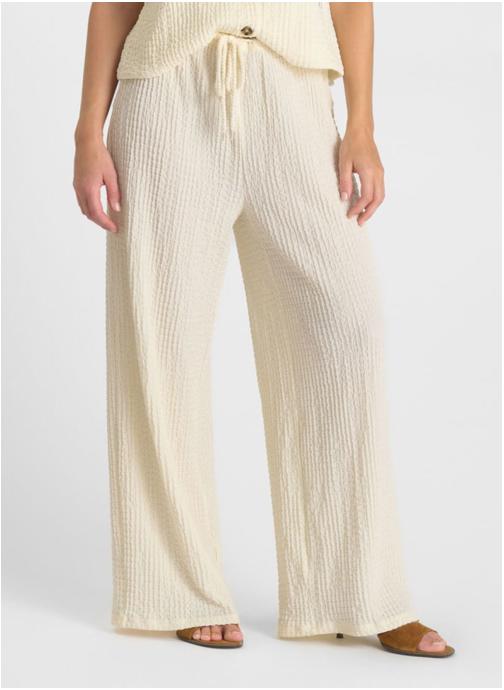 Le temps des cerises Pantalons droit Pantalon droite PANTY White femme blanc