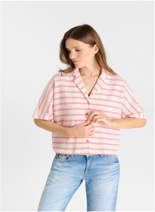 Le temps des cerises Chemises Chemise CLEO White femme blanc