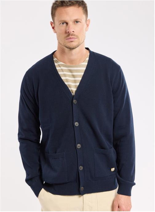 Armor Lux Gilets Gilet 74773 marine deep homme bleu