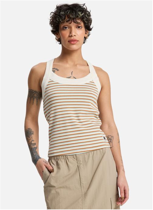 Quiksilver Débardeurs Riza Striped femme marron