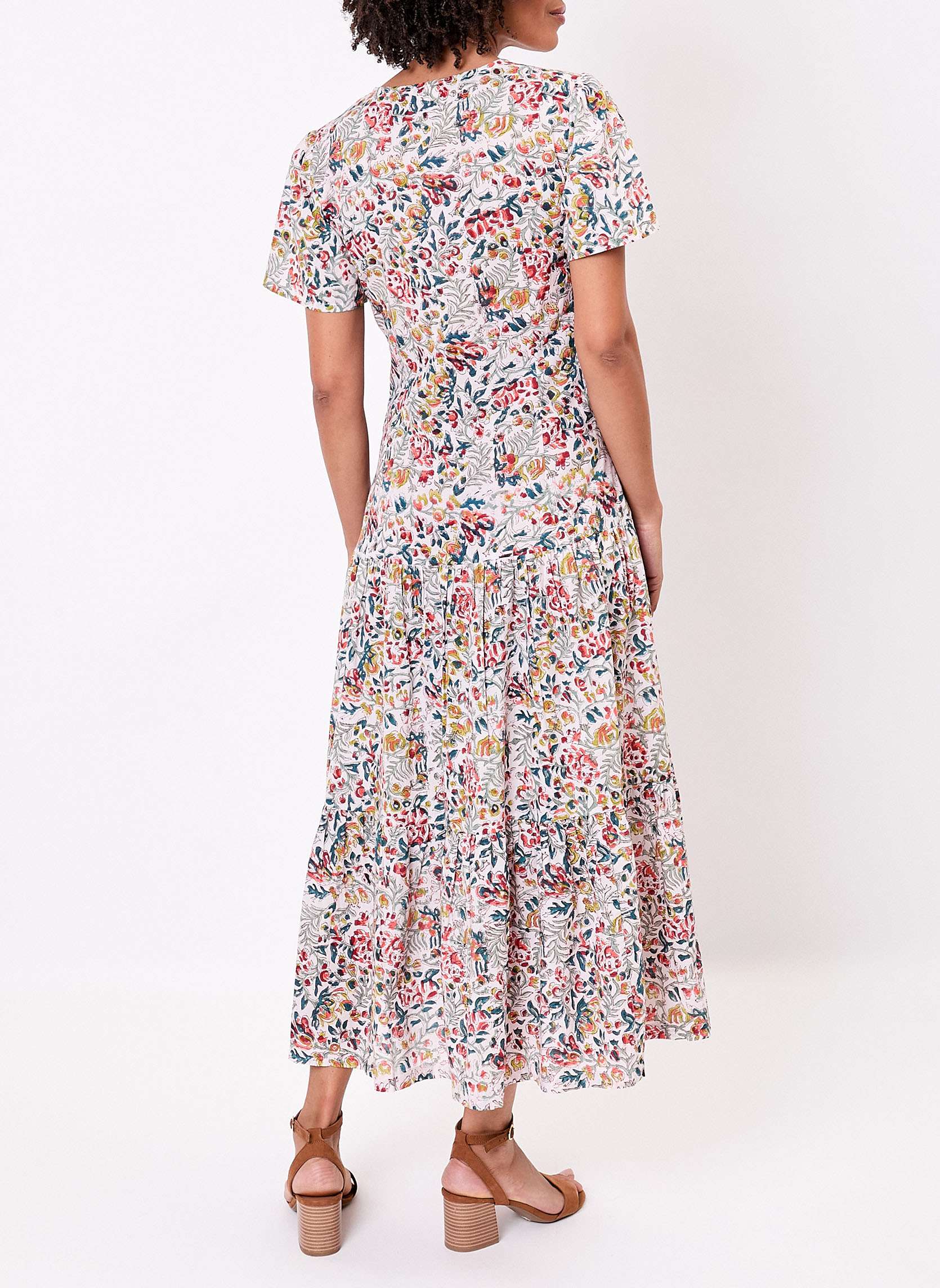 Robes Robe longue imprimée coton à volants REGUA femme multicolore La Fiancée Robes Robe longue imprimée coton à volants REGUA femme multicolore Multicouleur