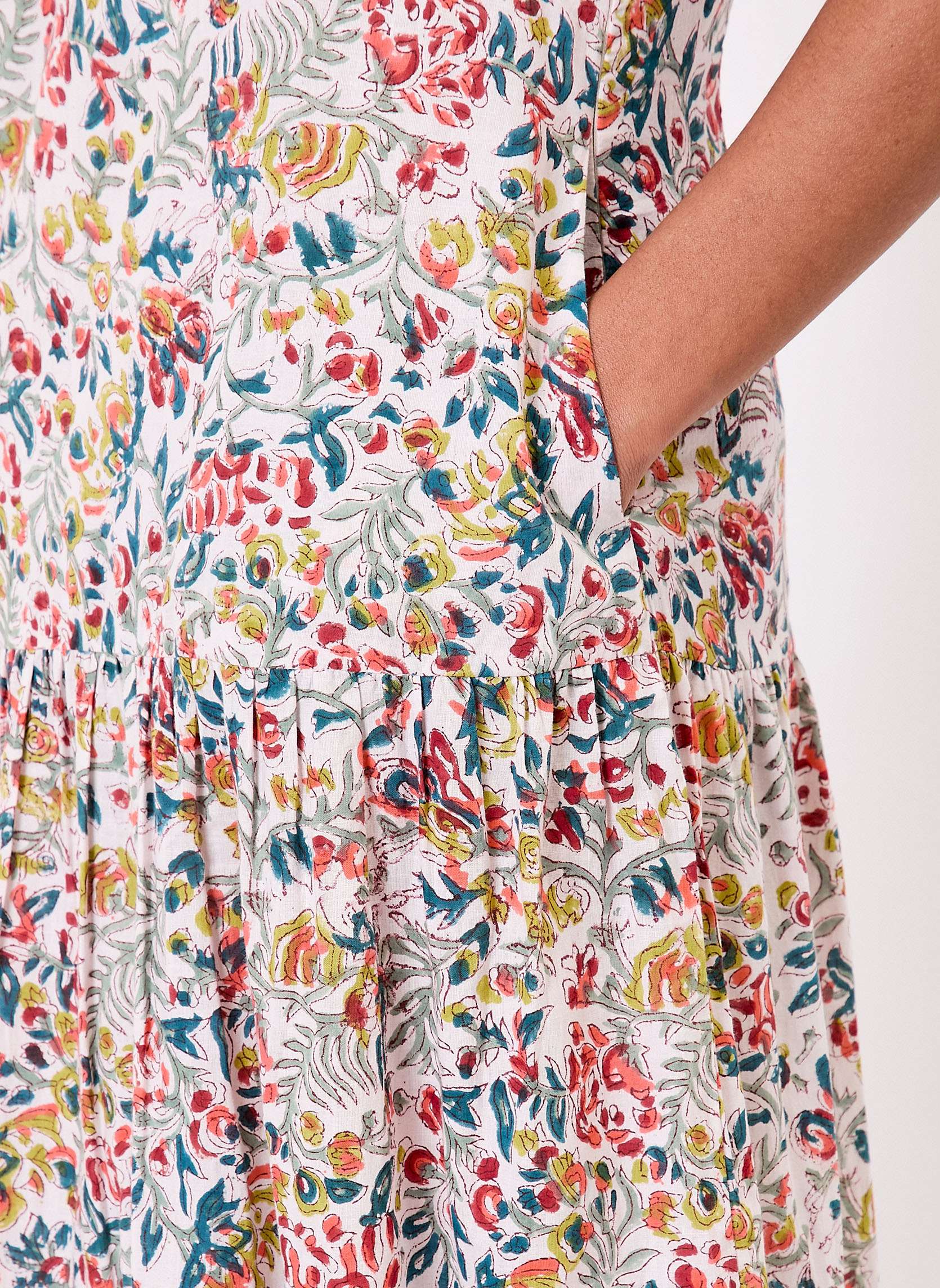 Robes Robe longue imprimée coton à volants REGUA femme multicolore La Fiancée Robes Robe longue imprimée coton à volants REGUA femme multicolore Multicouleur