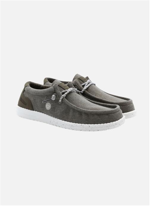 Serge Blanco Chaussures bateaux Saint Jean homme gris