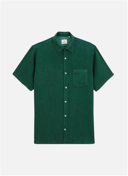 Serge Blanco Chemises Chemise MC homme vert