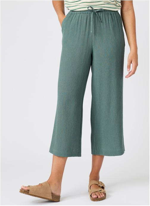 Damart Pantalons droit 85335 femme vert