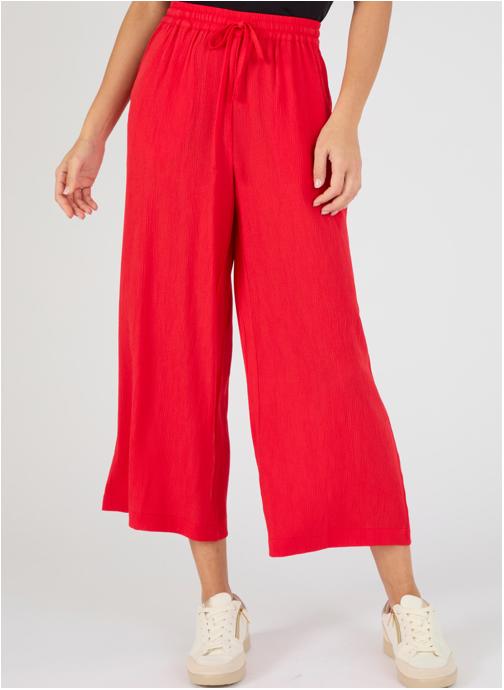 Damart Pantalons droit 85335 femme rouge