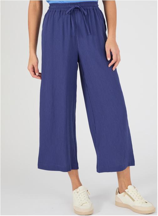 Damart Pantalons droit 85335 femme bleu