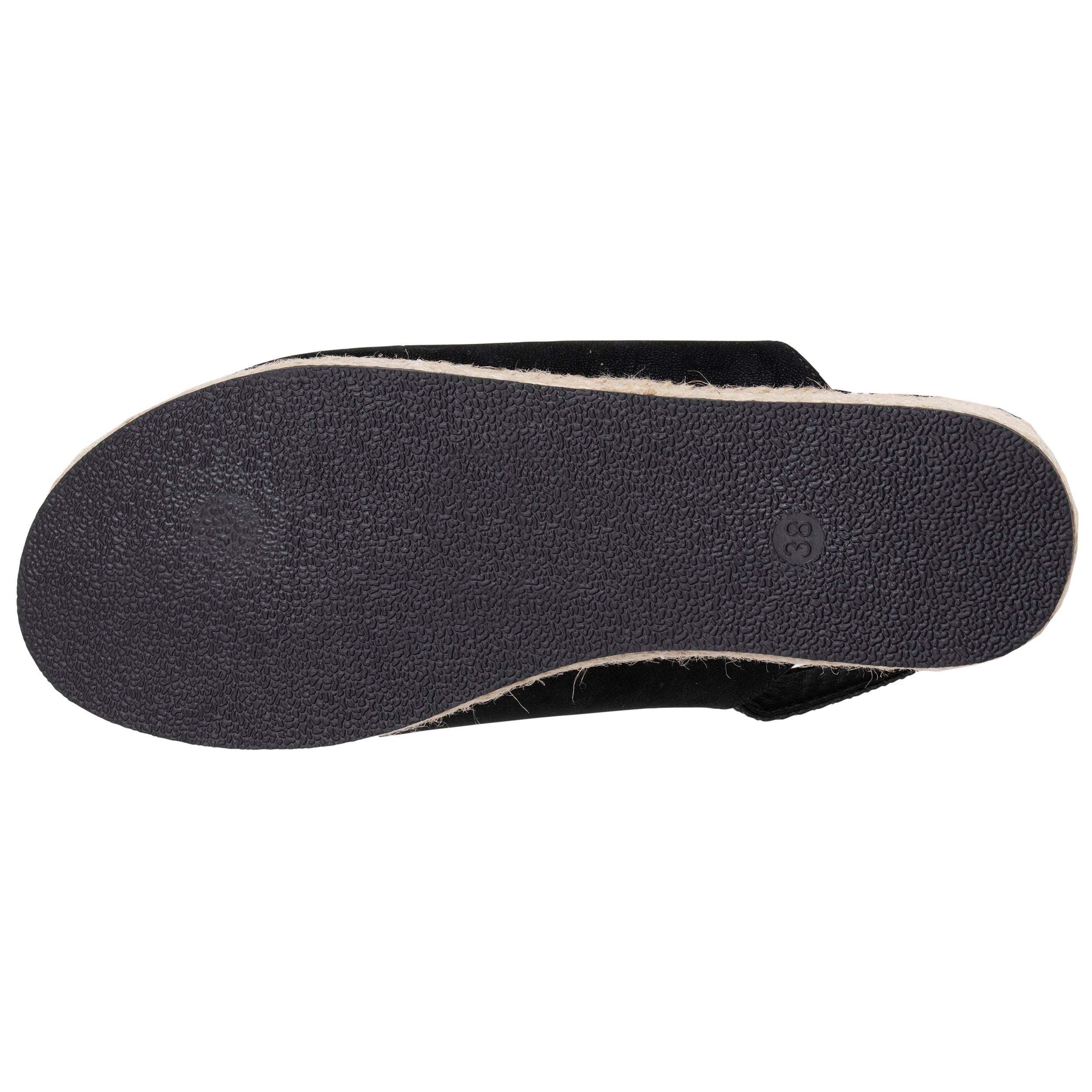 Sandales Sandales Femme semelle plateforme corde Noir femme noir Isotoner Sandales Sandales Femme semelle plateforme corde Noir femme noir Noir verni