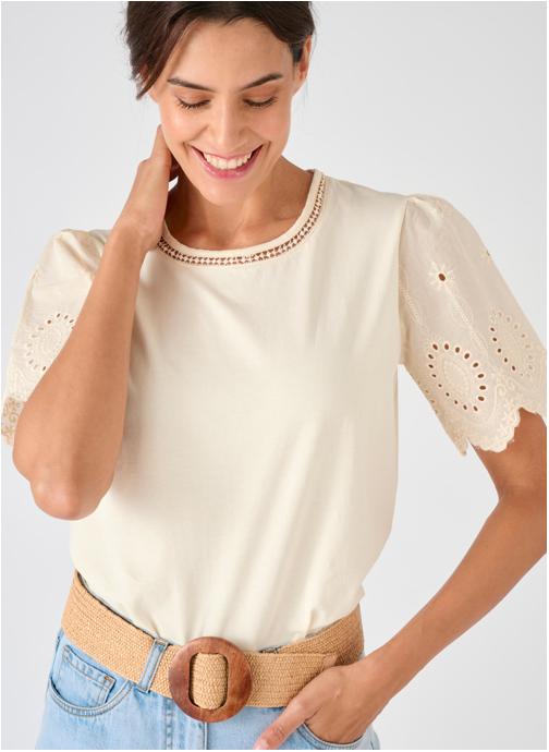 Damart Tee-shirts 81966 femme beige
