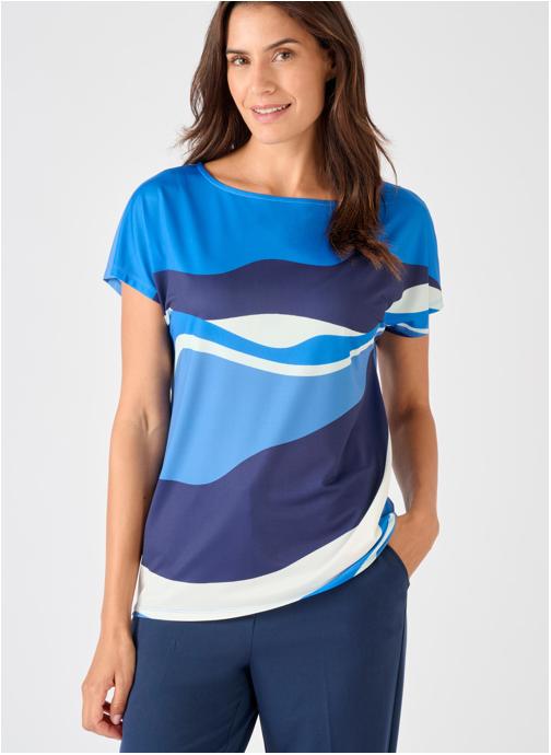 Damart Tee-shirts 81973 femme bleu