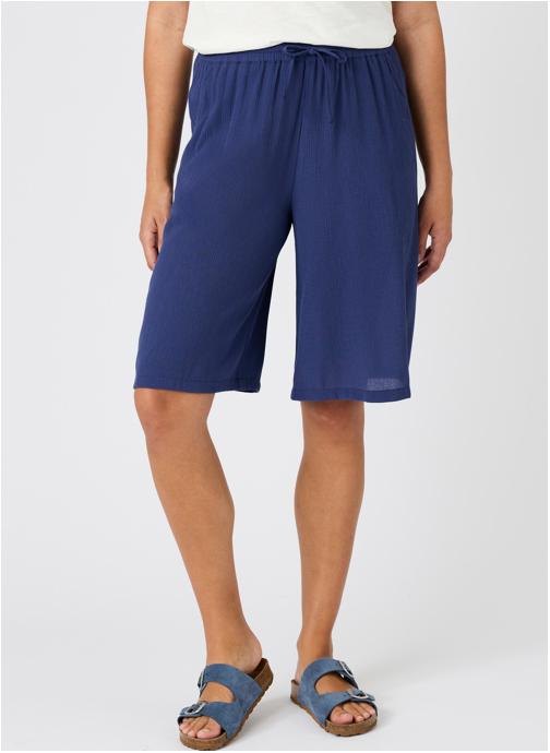 Damart Shorts 84422 femme bleu